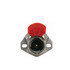 be23101 by HALDEX - Trailer Receptacle Socket - 300 AMP Capacity, Socket Lug Stud Hole Size 5/16"