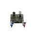 BE26105 by HALDEX - Trailer Nosebox Assembly - Includes 7-Way SAE and 7-Way ISO Receptacles, OEM Number 300609C