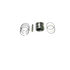 EQ2606 by HALDEX - Air Brake Compressor Piston Kit - 0.020 in., with Rings and Wrist Pins