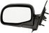 955-006 by DORMAN - Side View Mirror - Left, Manual, Black