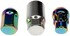 713-675G by DORMAN - Rainbow/Neo-Chrome Acorn Wheel Nut Lock Set