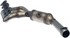 674-499 by DORMAN - Catalytic Converter - with Integrated Exhaust Manifold, for 2015-2020 Ford Mustang