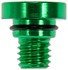 712-X95F by DORMAN - Wheel Nut Cap, Green Aluminum