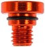 712-X95I by DORMAN - Wheel Nut Cap, Orange Aluminum