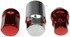 713-475E by DORMAN - Red Acorn Wheel Nut Lock Set