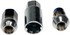 713-475T by DORMAN - Ti-Blue Acorn Wheel Nut Lock Set