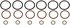 904-8061 by DORMAN - Diesel Fuel Injector Seal Kit