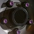 712-X95J by DORMAN - Wheel Nut Cap, Purple Aluminum