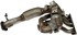 674-098 by DORMAN - Catalytic Converter with Integrated Exhaust Manifold - Not CARB Compliant, for 2014-2016 Mazda CX-5