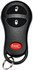 99164 by DORMAN - Keyless Entry Remote 3 Button