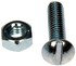 340-710 by DORMAN - Stove Bolt With Nuts -1/4-20 In. x 1 In.