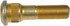 610-0530.5 by DORMAN - 3/4-16 Serrated Wheel Stud 1 In. - Knurl, 3.21 In. Length