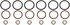 904-8061 by DORMAN - Diesel Fuel Injector Seal Kit