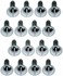 395-012BX by DORMAN - License Plate Fasteners- 1/4 x 3/4 In.