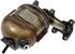 674-038 by DORMAN - Catalytic Converter with Integrated Exhaust Manifold - Not CARB Compliant, for 2007-2009 Hyundai Santa Fe