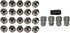 611-122FK by DORMAN - Wheel Nut Kit 1/2-20 Dometop - 3/4 In. Hex, 1-5/16 In. Length With Lock