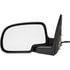 Dorman 955-060 Door Mirror Side View Mirror - Left, Power, Non-Heated, Black And Chrome