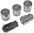 611-303FK by DORMAN - Wheel Nut Kit M12-1.50 Capped-19 mm Hex, 32.1 mm Length With Lock