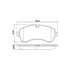 Meritor MMD1268 Disc Brake Pad Set Disc Brake Pad Set