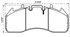 KIT2252HBMA9500 by MERITOR - Disc Brake Pad Kit - EX225, Twin Piston, MA9500 Lining