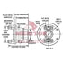 155TYSB245 by MERITOR - Meritor Genuine END YOKE - BRAKE FLANGE
