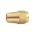 11027 by VELVAC - Air Brake Compression Fitting, Compression Nut, Brass, 5/8"