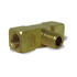 Velvac 16015 Pipe Fitting Pipe Fitting, Male Branch Tee, Brass, 1/4"