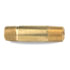 Velvac 16046 Pipe Fitting Pipe Fitting, Pipe Nipple, Brass, 3/8" Pipe Size, 3" Length