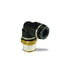 Velvac 16281 Air Brake Fitting Push-Lock Air Brake Fitting, 90° Male Swivel Elbow, 5/8" x 1/2"
