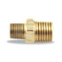 Velvac 18029 Pipe Fitting Pipe Fitting, Reducer Hex Nipple, Plated Steel, 3/4" x 1/2"