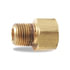 Velvac 18035 Pipe Fitting Pipe Fitting, Adapter, Brass, 1/4" x 1/4"