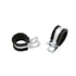 Velvac 21108 Multi-Purpose Clamp Rubber Cushioned Clamp, 1-1/2" Clamping Diameter, 3/8" Mounting Screw, 5/8" Wide