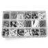 Velvac 56107 Electrical Terminals Assortment Solderless Terminal Kit, 195 Pieces