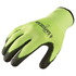 64896 by JJ KELLER - Safegear™ Gloves, Polyurethane Dipped, Cut Level A3, Lime Green/Black, XS