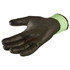 64909 by JJ KELLER - Safegear™ Gloves, Polyurethane Coated, Cut Level A4, Lime Green/Black, Small