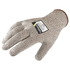 64917 by JJ KELLER - Safegear™ Gloves, Uncoated, Cut Level A5, White/Black, Small, Pair