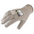 64919 by JJ KELLER - Safegear™ Gloves, Uncoated, Cut Level A5, White/Black, Medium, Pair