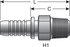 G20100-1612 by GATES - Hydraulic Coupling/Adapter - Male Pipe (NPTF - 30 Cone Seat) (GlobalSpiral)