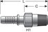 G20103-1616 by GATES - Hyd Coupling/Adapter- Male Pipe (NPTF - 30 Cone Seat) - Long Hex (GlobalSpiral)