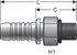 G20120-0808X by GATES - Hydraulic Coupling/Adapter - Male O-Ring Boss (GlobalSpiral)