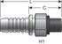 G20120-1212X by GATES - Hydraulic Coupling/Adapter - Male O-Ring Boss (GlobalSpiral)