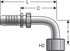G20180-1010X by GATES - Hyd Coupling/Adapter- Female JIC 37 Flare Swivel - 90 Bent Tube (GlobalSpiral)