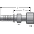 G20230-0812X by GATES - Hydraulic Coupling/Adapter - Female Flat-Face O-Ring Swivel (GlobalSpiral)