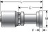 G21300-2020 by GATES - 1 1/4" Special 1-Piece Coupling - Code 61 O-Ring Flange (GlobalSpiral)