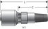 G25101-0404X by GATES - Hydraulic Coupling/Adapter - Male Pipe Long Nose (MegaCrimp)