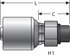 G25120-0810 by GATES - Hydraulic Coupling/Adapter - Male O-Ring Boss (MegaCrimp)