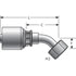 G25175-0608X by GATES - Hydraulic Coupling/Adapter- Female JIC 37 Flare Swivel- 45 Bent Tube (MegaCrimp)