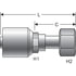 G25230-0506X by GATES - Hydraulic Coupling/Adapter - Female Flat-Face O-Ring Swivel (MegaCrimp)