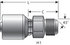 G25195-0606 by GATES - Hydraulic Coupling/Adapter - Male SAE 45 Flare (MegaCrimp)
