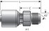 G25195-0606X by GATES - Hydraulic Coupling/Adapter - Male SAE 45 Flare (MegaCrimp)